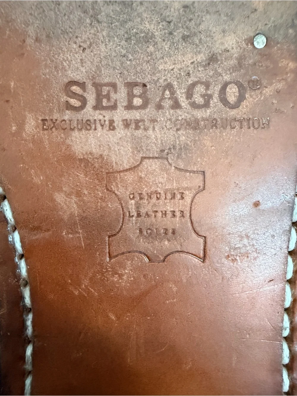 Sebago Dark Brown Leather Penny Loafers